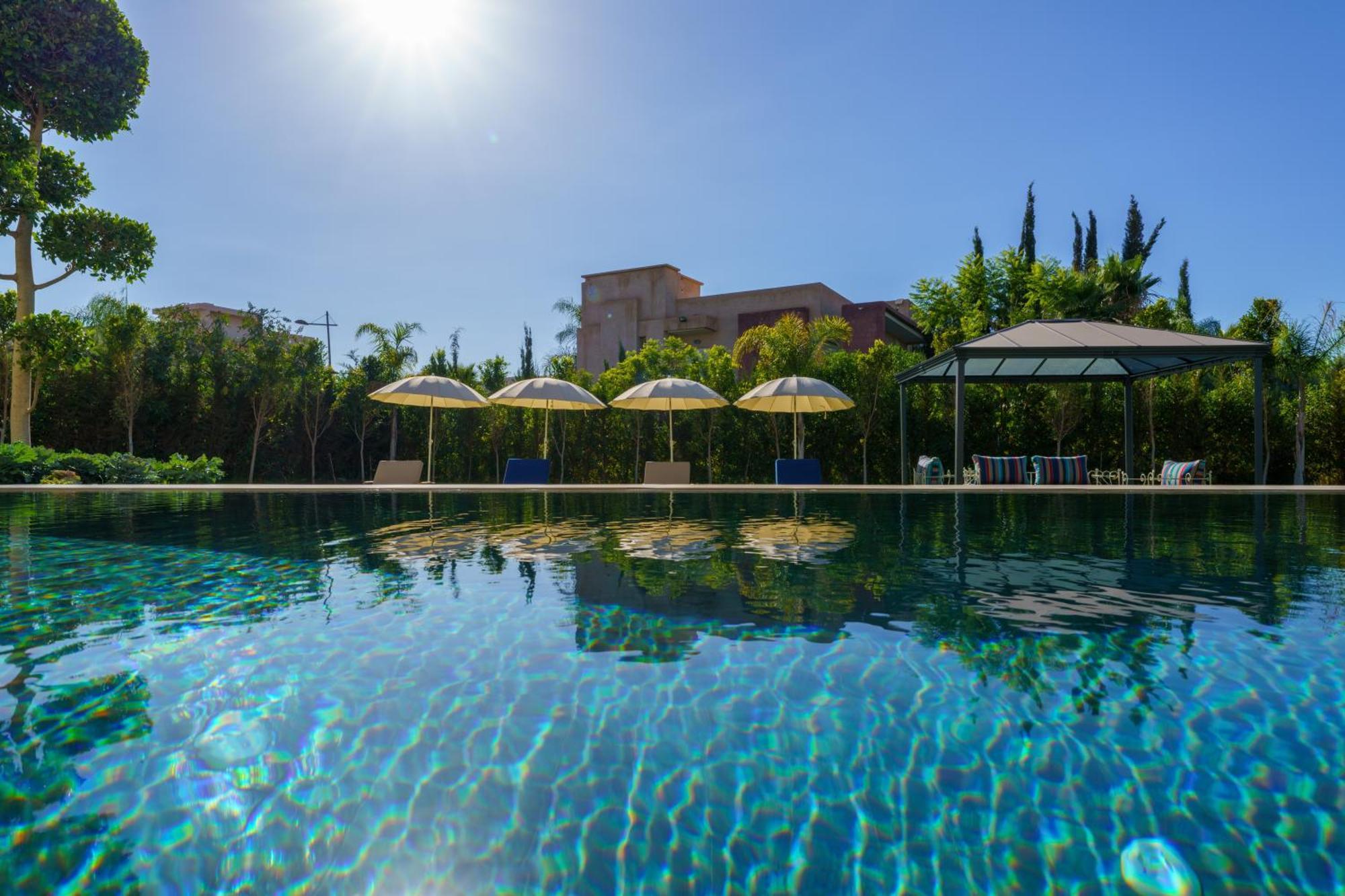 Villa Naciri En Plein Golf Avec Vue Sur Atlas Marrakesh Eksteriør billede