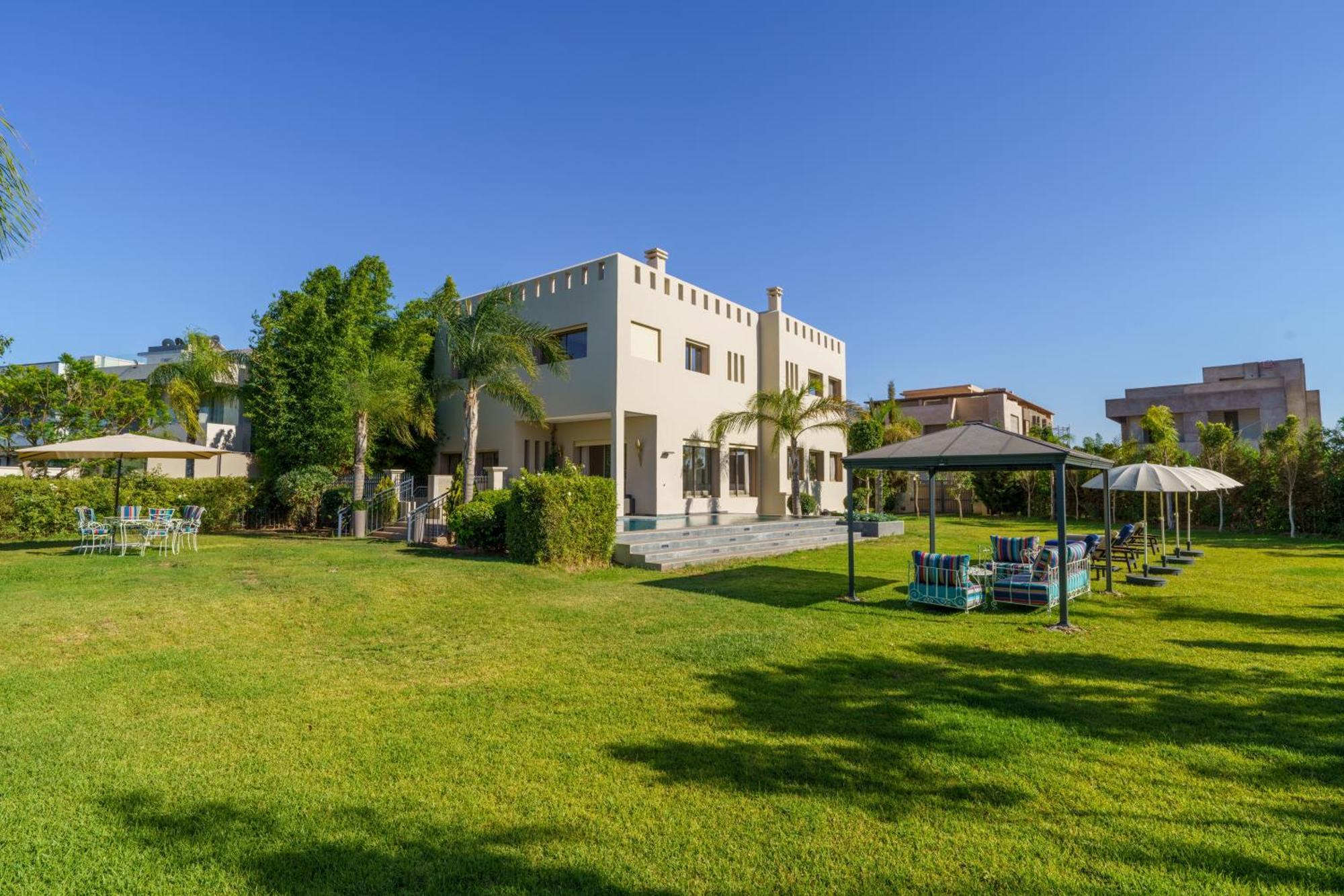 Villa Naciri En Plein Golf Avec Vue Sur Atlas Marrakesh Eksteriør billede